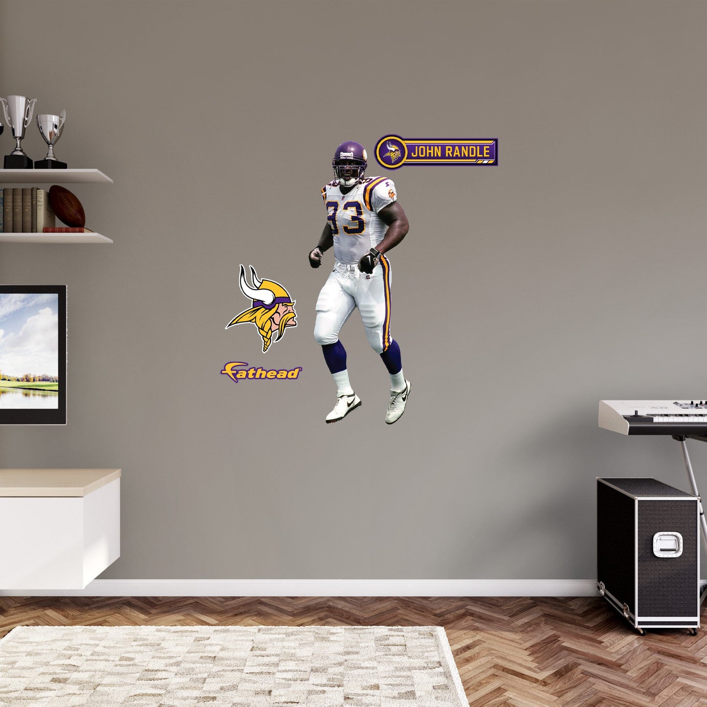 Minnesota Vikings: John Randle Legend        - Officially Licensed NFL Removable     Adhesive Decal