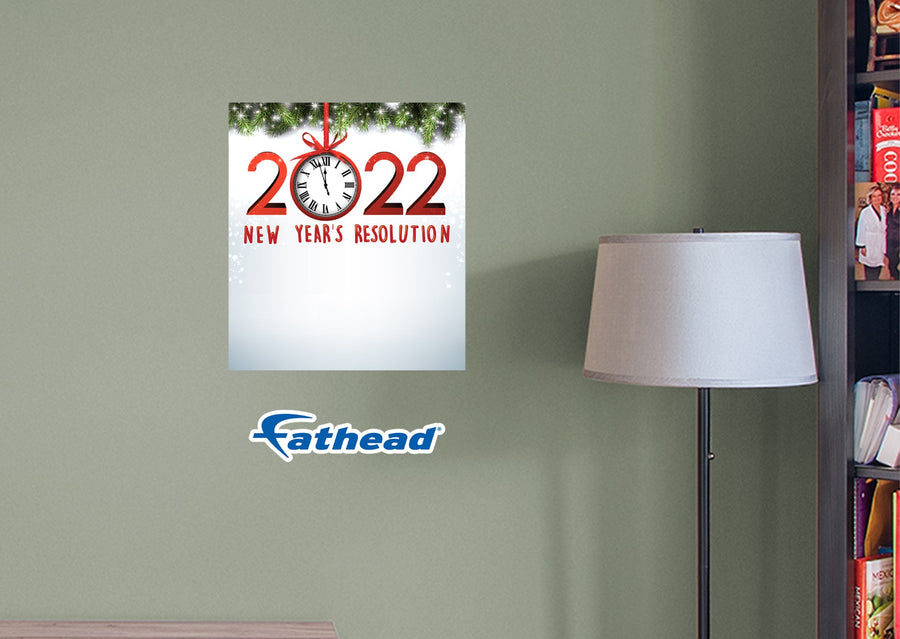 New Year: Time is Passing Dry Erase - Removable Adhesive Decal