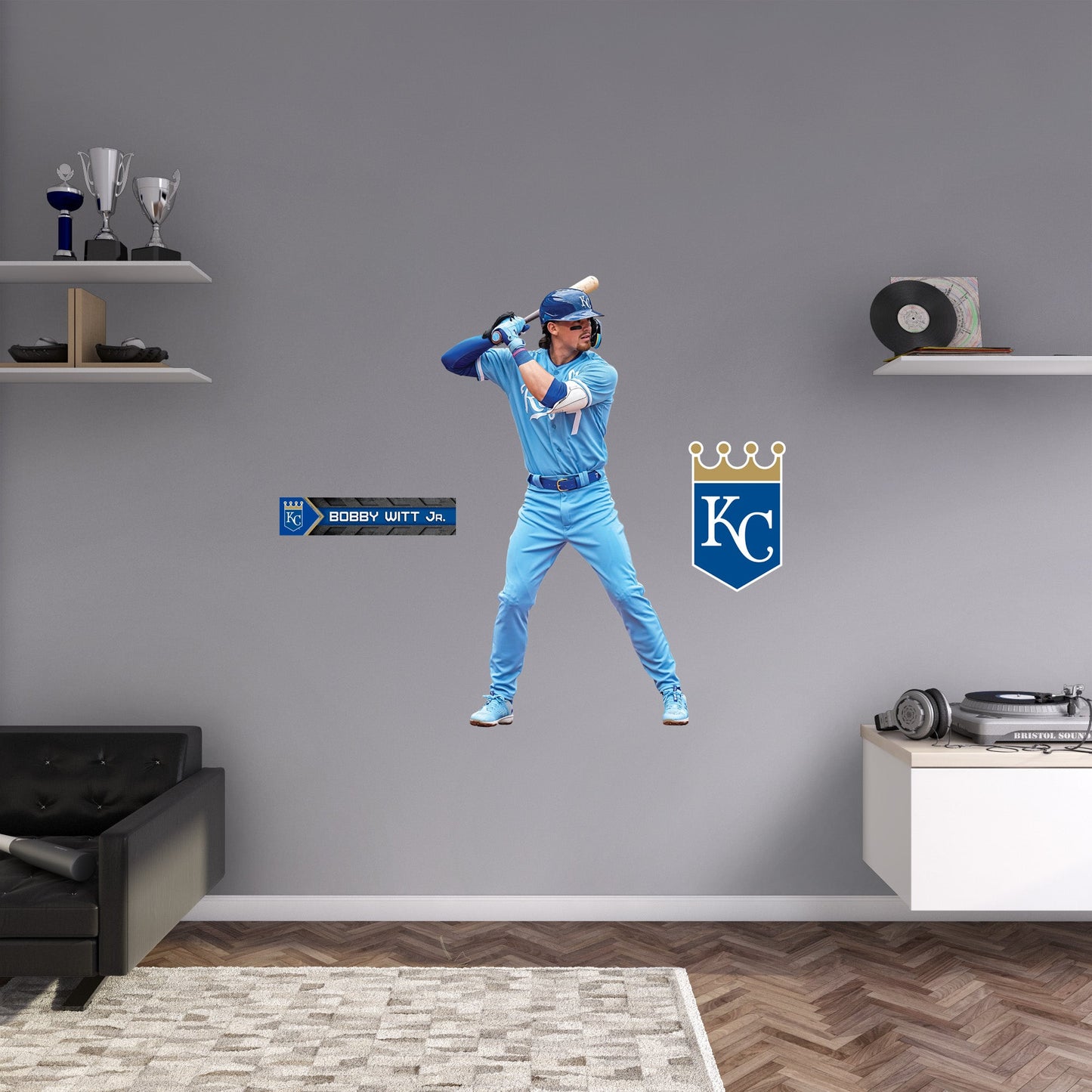 Kansas City Royals: Bobby Witt Jr. - Officially Licensed MLB Removable Adhesive Decal
