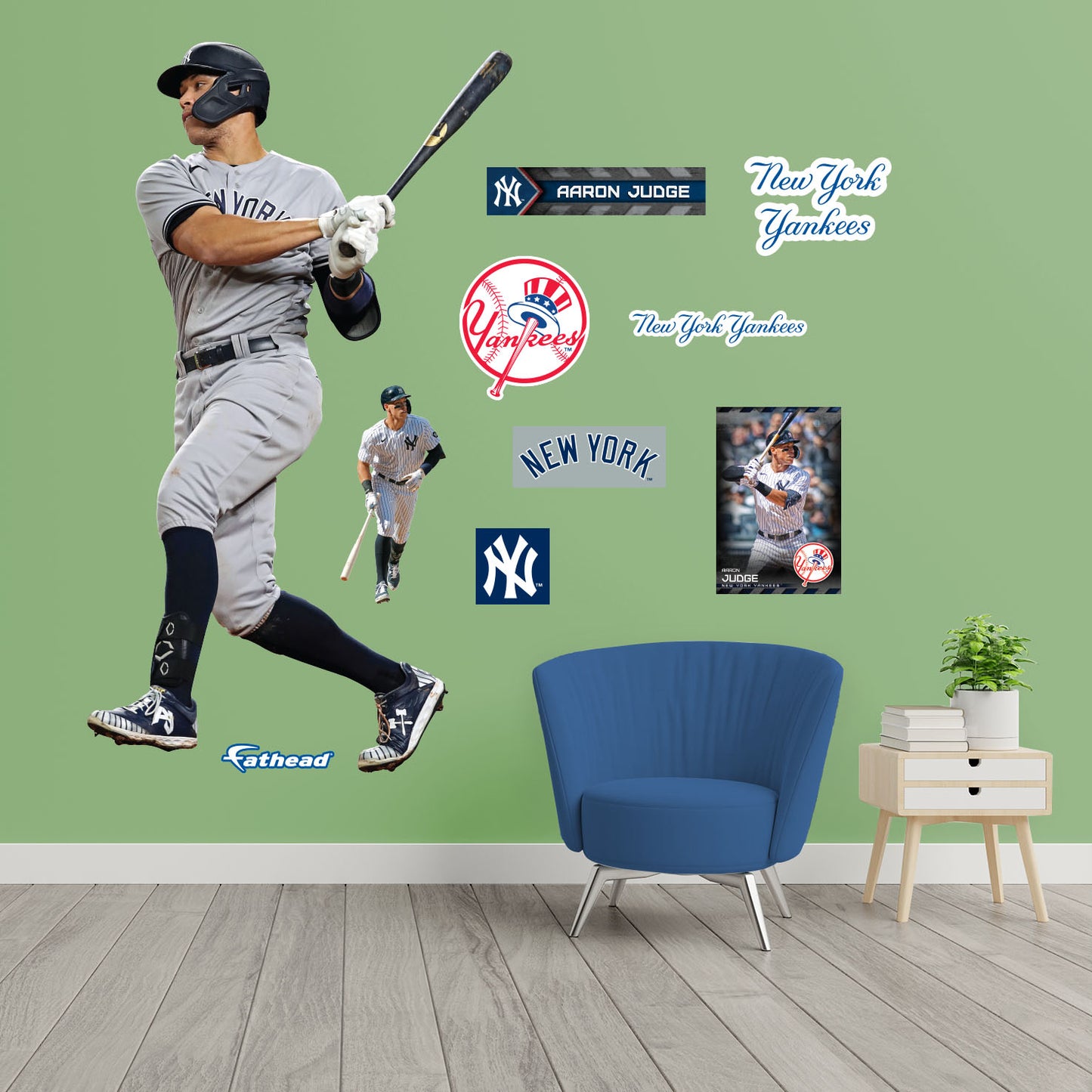 New York Yankees: Aaron Judge         - Officially Licensed MLB Removable     Adhesive Decal