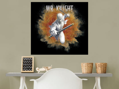Moon Knight: Mr. Knight Smoke Mural - Officially Licensed Marvel Removable Adhesive Decal
