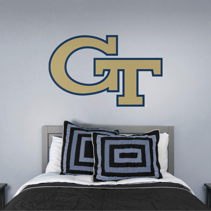 Yellow Jackets Logo - RealBig Logo Collection - Official Georgia Tech - Georgia Tech - Reusable Vinyl Wall Decals