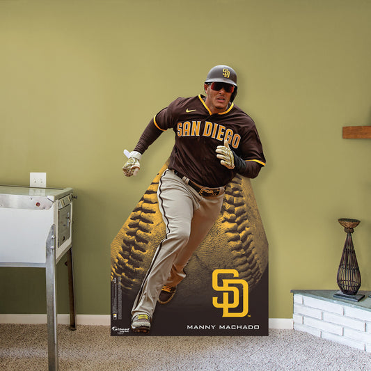 San Diego Padres: Manny Machado   Life-Size   Foam Core Cutout  - Officially Licensed MLB    Stand Out