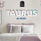 Zodiac: Taurus         - Officially Licensed Big Moods Removable     Adhesive Decal