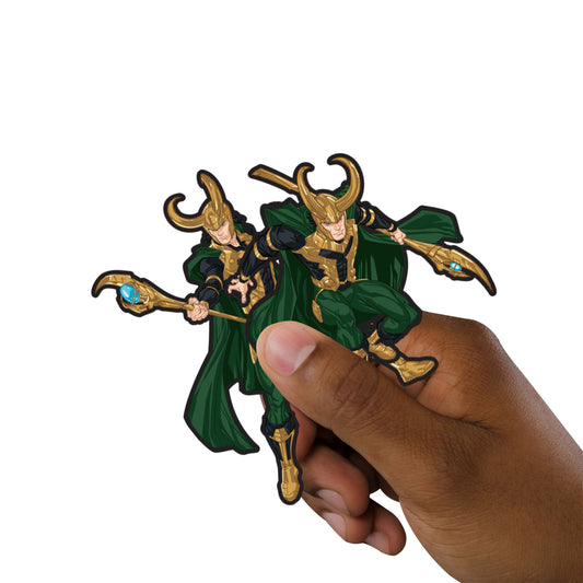 Sheet of 5 -Avengers: LOKI Minis        - Officially Licensed Marvel Removable    Adhesive Decal