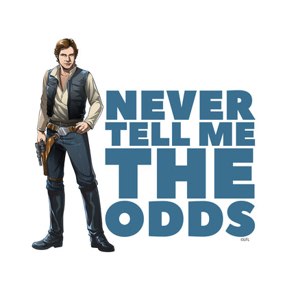 Han Solo The Odds Quote        - Officially Licensed Star Wars    Magnetic Decal
