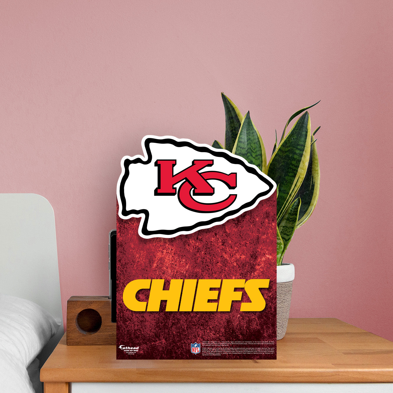 Kansas City Chiefs:   Logo  Mini   Cardstock Cutout  - Officially Licensed NFL    Stand Out
