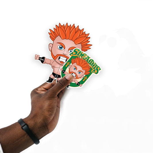 Sheet of 5 -Sheamus Minis - Officially Licensed WWE Removable Adhesive Decal