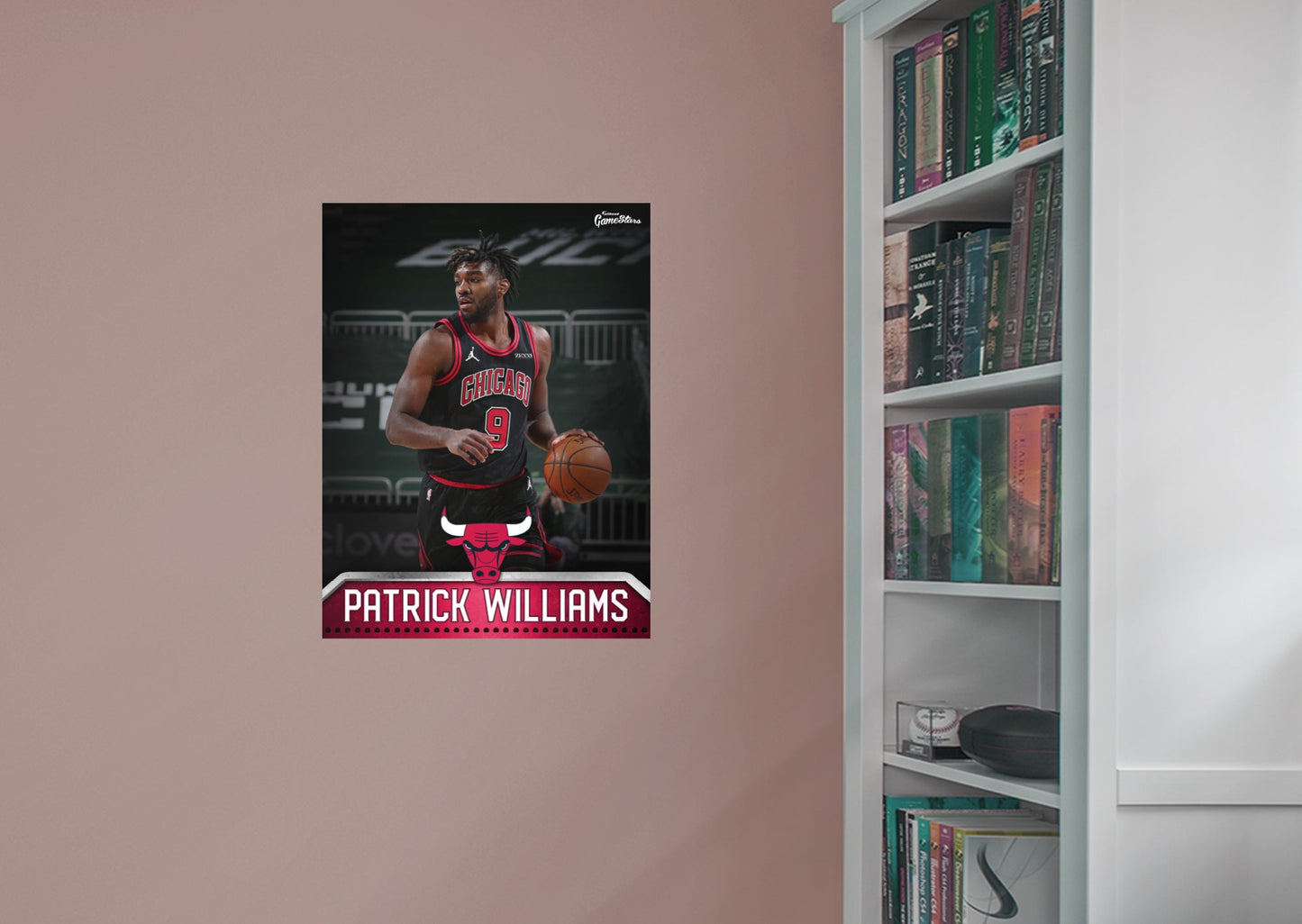 Chicago Bulls Patrick Williams  GameStar        - Officially Licensed NBA Removable Wall   Adhesive Decal