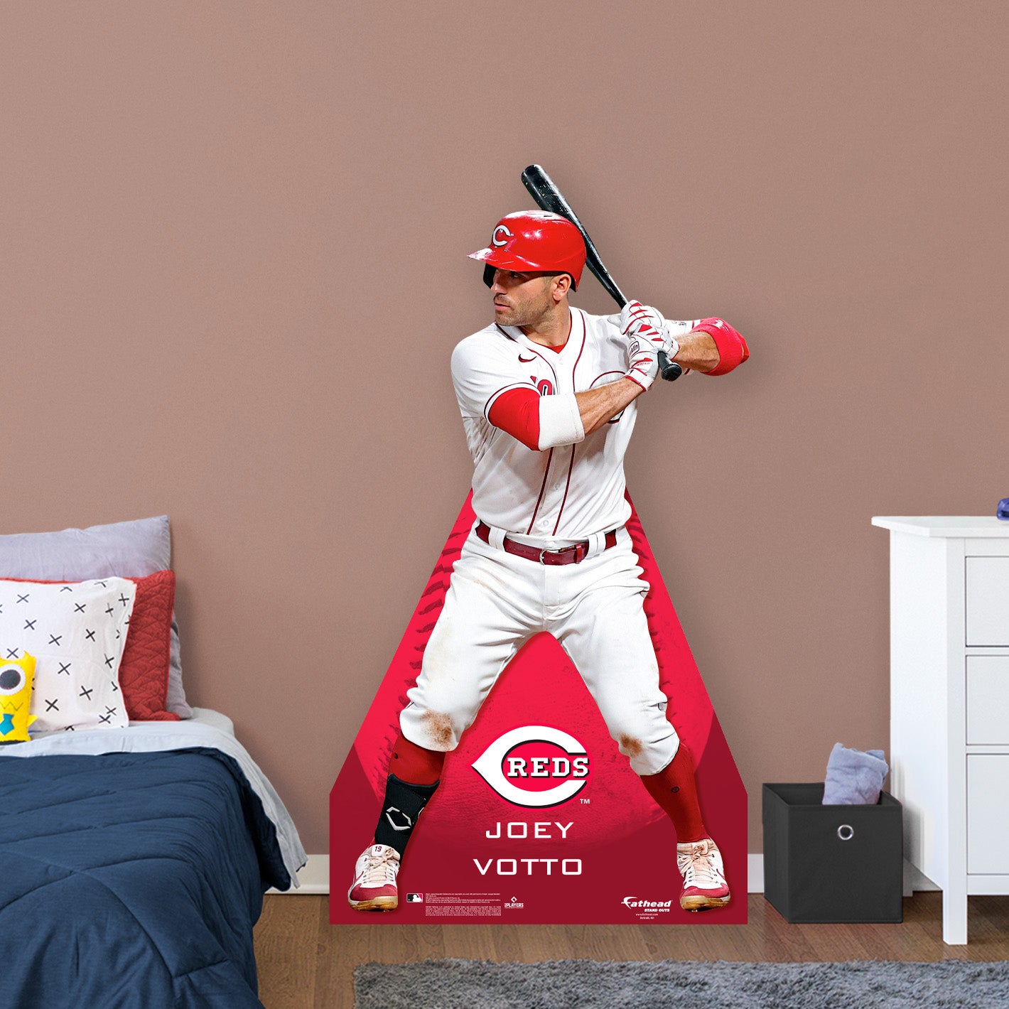Cincinnati Reds: Joey Votto 2022  Life-Size   Foam Core Cutout  - Officially Licensed MLB    Stand Out