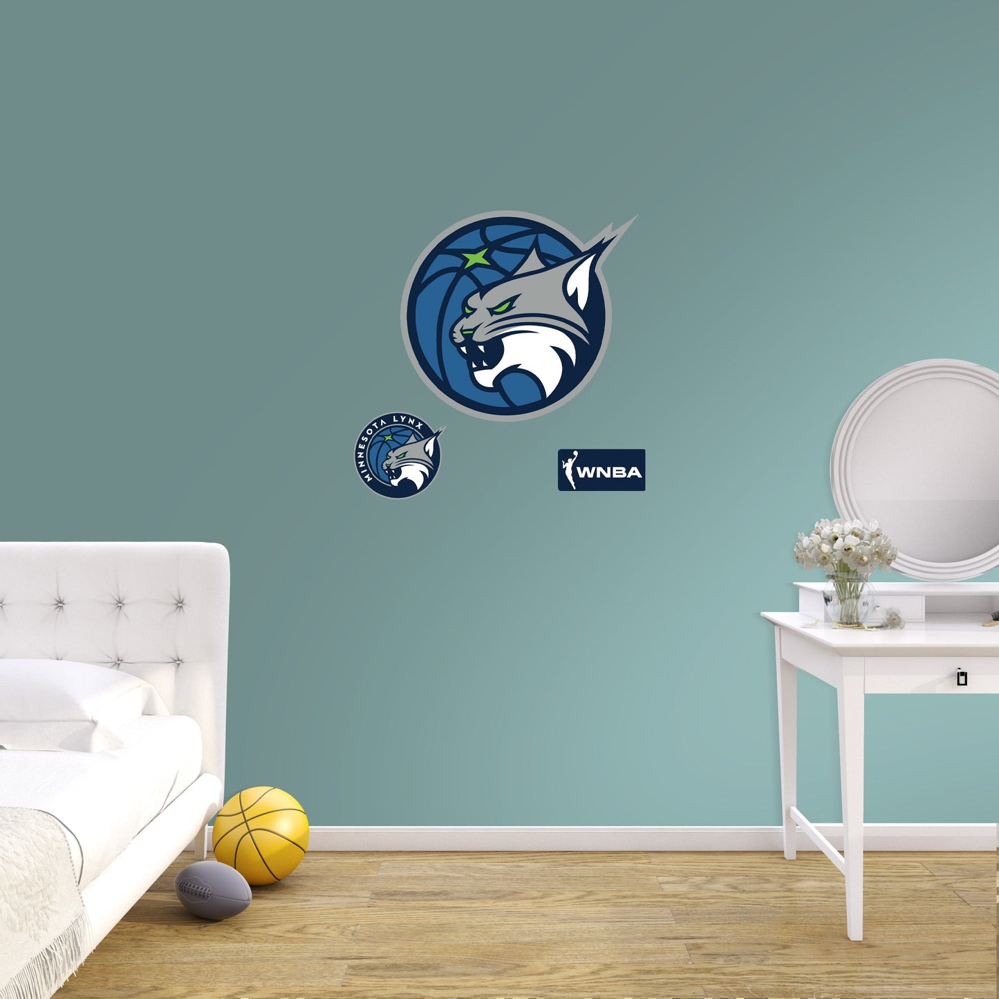 Minnesota Lynx:   Logo        - Officially Licensed WNBA Removable     Adhesive Decal