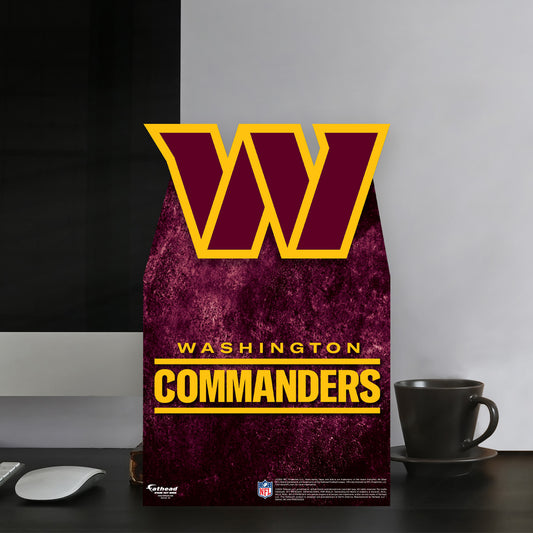 Washington Commanders:   Logo  Mini   Cardstock Cutout  - Officially Licensed NFL    Stand Out