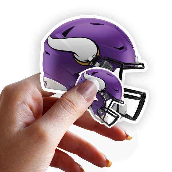 Minnesota Vikings: - Officially Licensed NFL Transfer Decal Giant Logo  (50.0W x 30.0H) by Fathe…