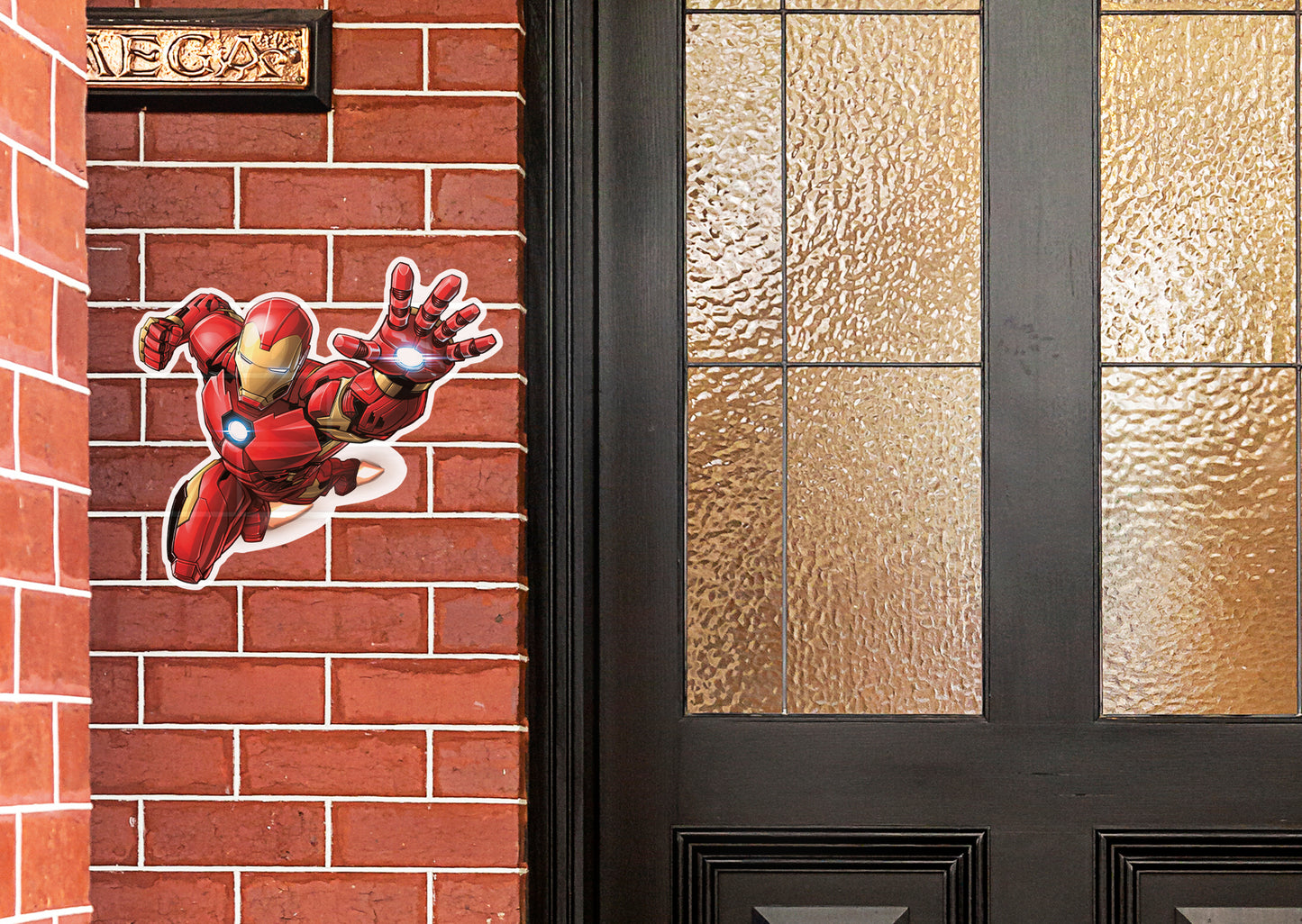 Iron Man: Iron Man Fighting        - Officially Licensed Marvel    Outdoor Graphic