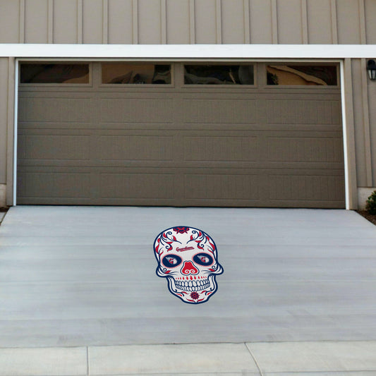 Cleveland Guardians: Skull Outdoor Logo - Officially Licensed MLB Outdoor Graphic