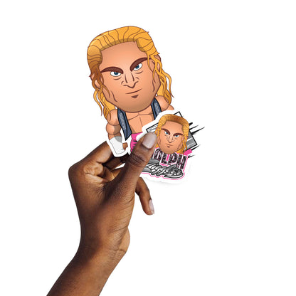 Sheet of 5 -Dolph Ziggler Minis        - Officially Licensed WWE Removable     Adhesive Decal