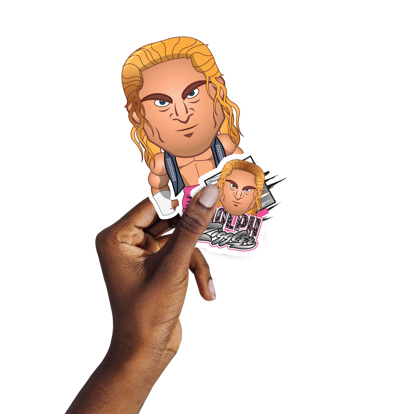 Sheet of 5 -Dolph Ziggler Minis - Officially Licensed WWE Removable Adhesive Decal