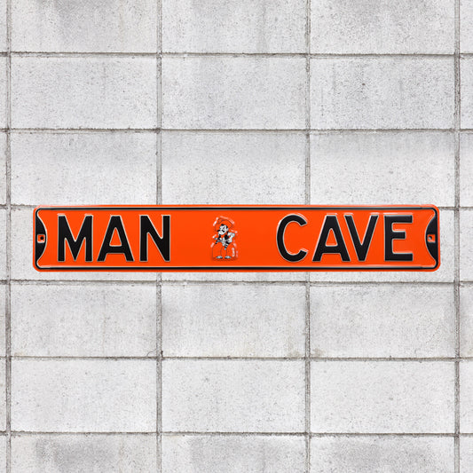 Oklahoma State Cowboys: Man Cave - Officially Licensed Metal Street Sign