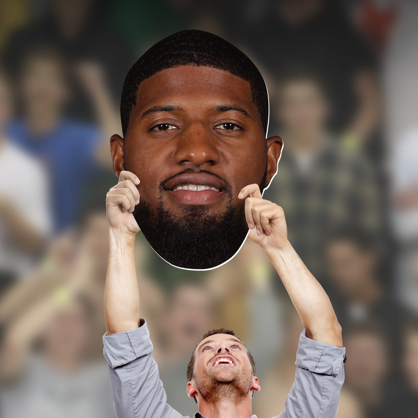Los Angeles Clippers: Paul George    Foam Core Cutout  - Officially Licensed NBA    Big Head