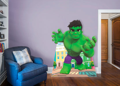 Spidey and his Amazing Friends: Hulk Life-Size   Foam Core Cutout  - Officially Licensed Marvel    Stand Out