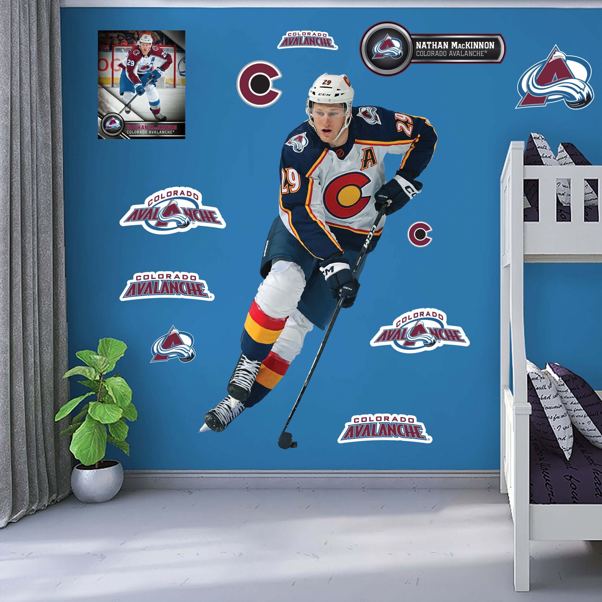 Colorado Avalanche: Nathan MacKinnon 2023 - Officially Licensed NHL Re –  Fathead