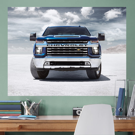 Chevrolet: Silverado Grill Mural        - Officially Licensed General Motors Removable Wall   Adhesive Decal