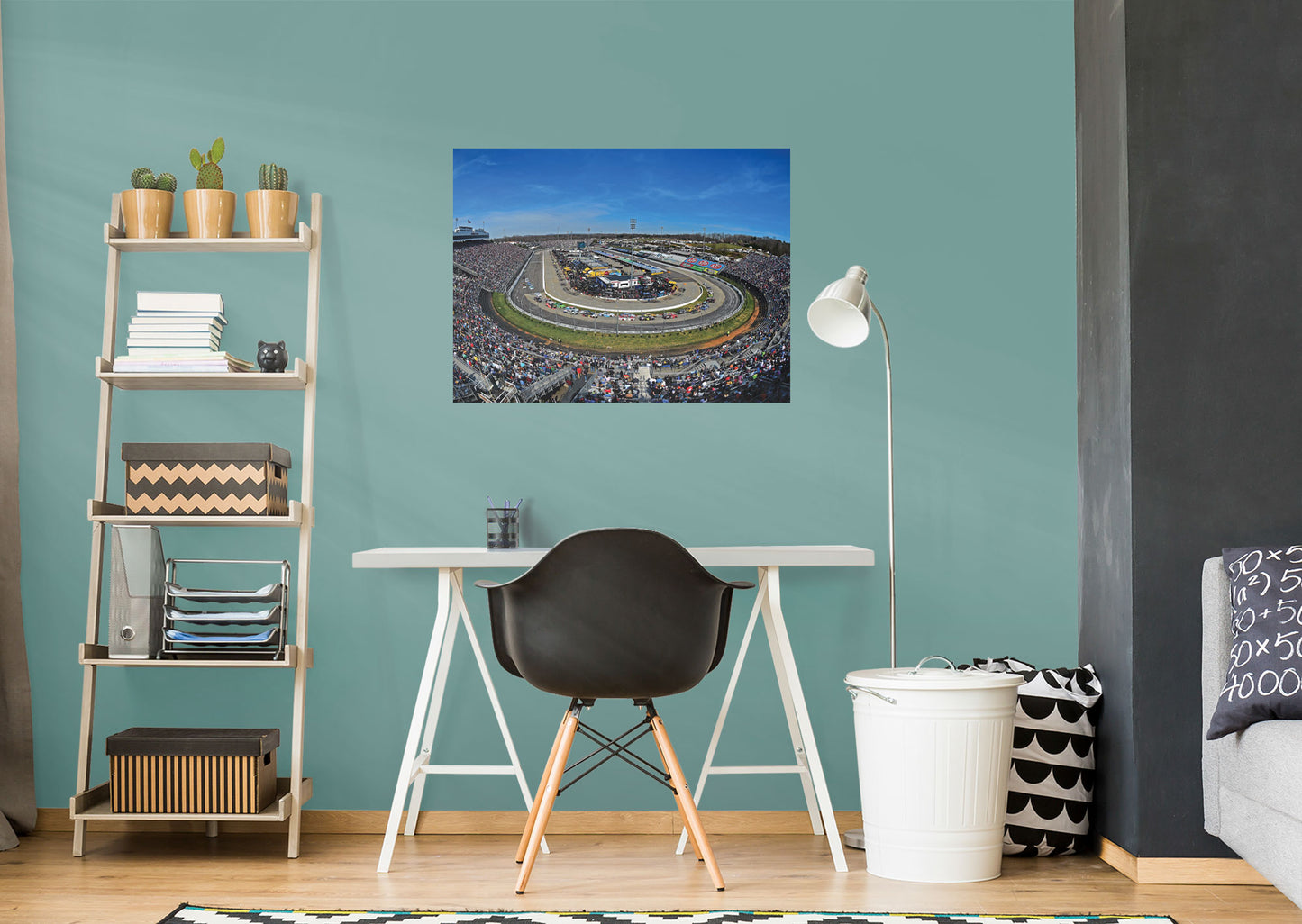 Martinsville Speedway 2021 Mural        - Officially Licensed NASCAR Removable Wall   Adhesive Decal