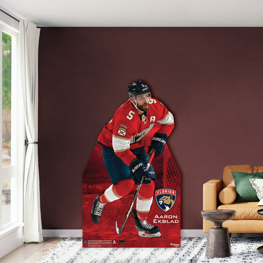 Florida Panthers: Aaron Ekblad Life-Size Foam Core Cutout - Officially Licensed NHL Stand Out