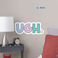 Ugh (Multi-Color)        - Officially Licensed Big Moods Removable     Adhesive Decal
