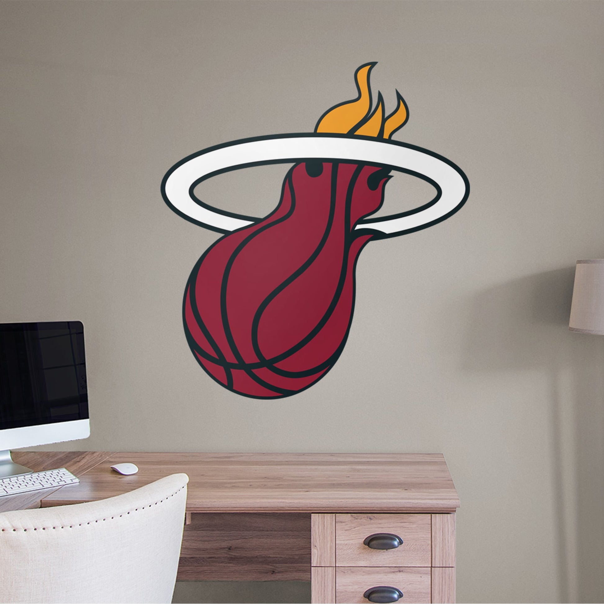 Miami Heat: Logo Removable Wall Decal | Fathead Official Site