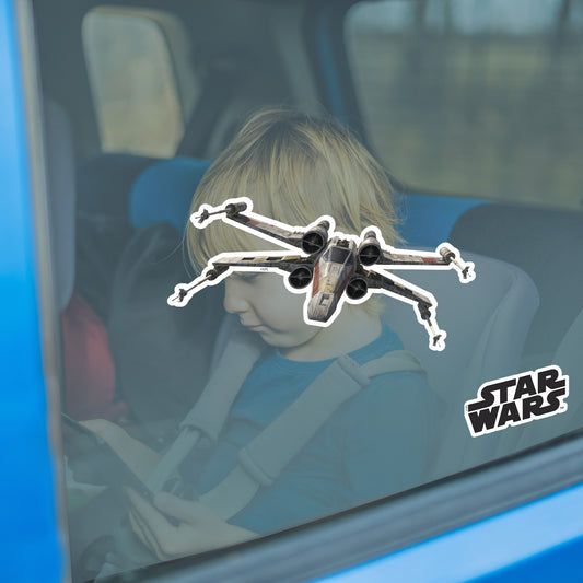 X-Wing_front Window Clings        - Officially Licensed Star Wars Removable Window   Static Decal