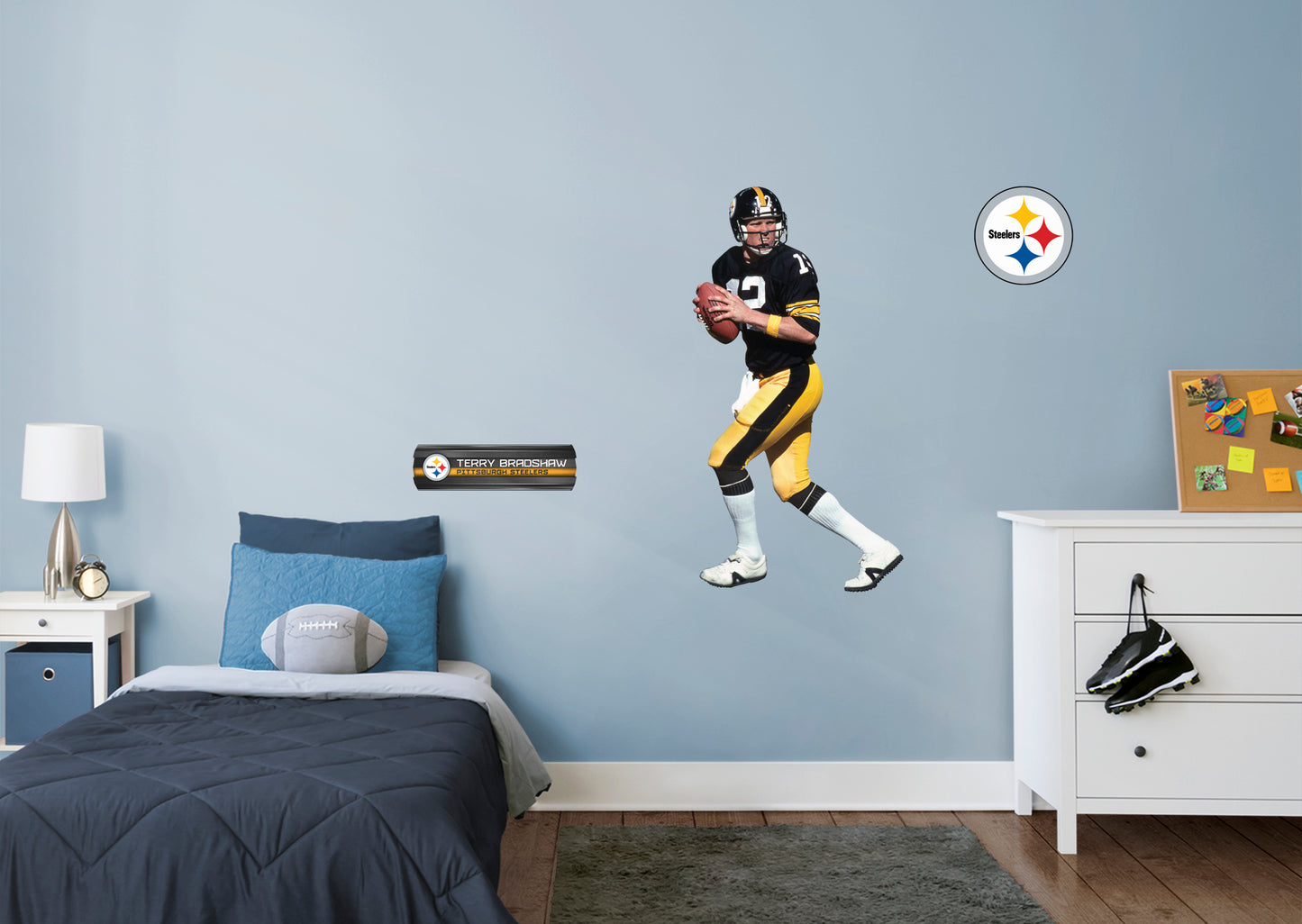 Pittsburgh Steelers: Terry Bradshaw 2021 Legend        - Officially Licensed NFL Removable Wall   Adhesive Decal