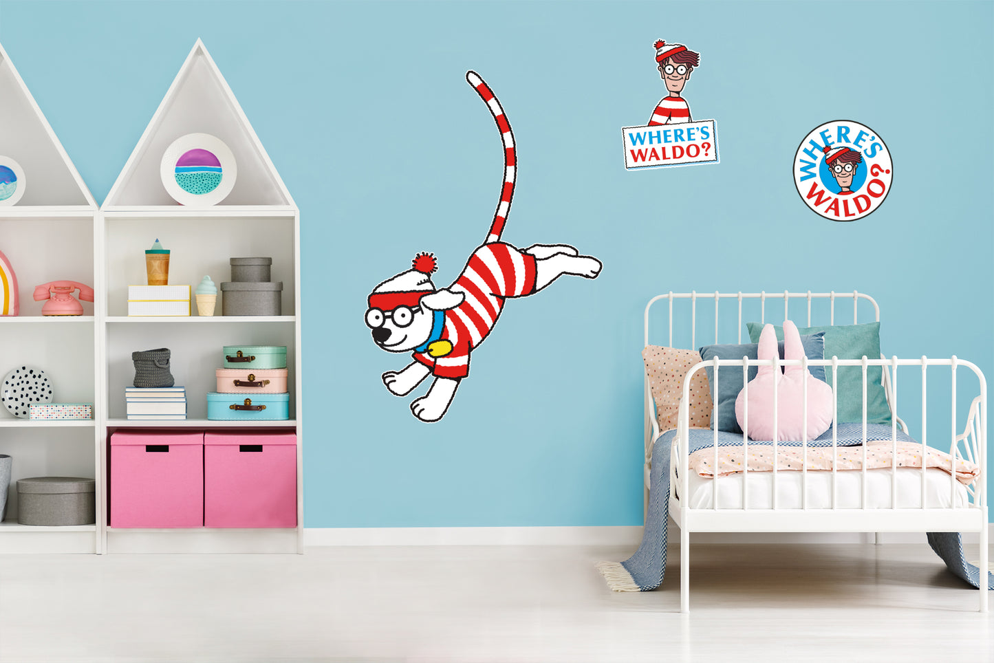 Where's Waldo: Woof RealBig        - Officially Licensed NBC Universal Removable     Adhesive Decal