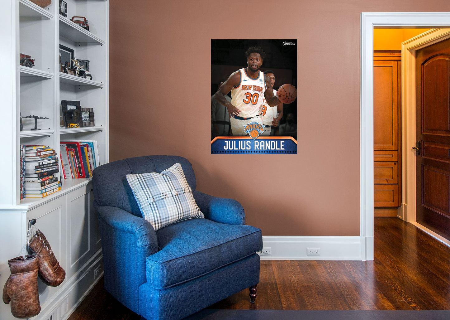 New York Knicks: Julius Randle  GameStar        - Officially Licensed NBA Removable Wall   Adhesive Decal