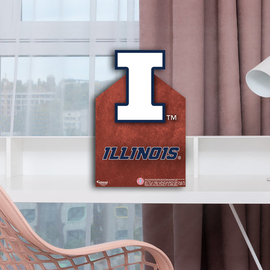 Illinois Fighting Illini: Mini Cardstock Cutout - Officially Licensed NCAA Stand Out