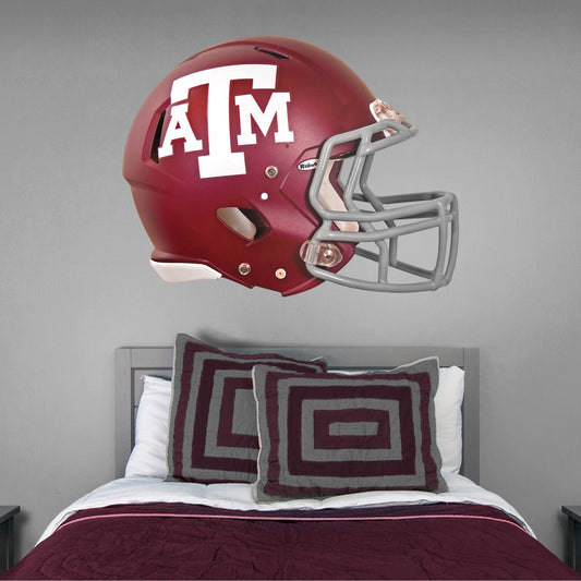 Texas A&M U: Texas A&M Aggies Helmet        - Officially Licensed NCAA Removable     Adhesive Decal