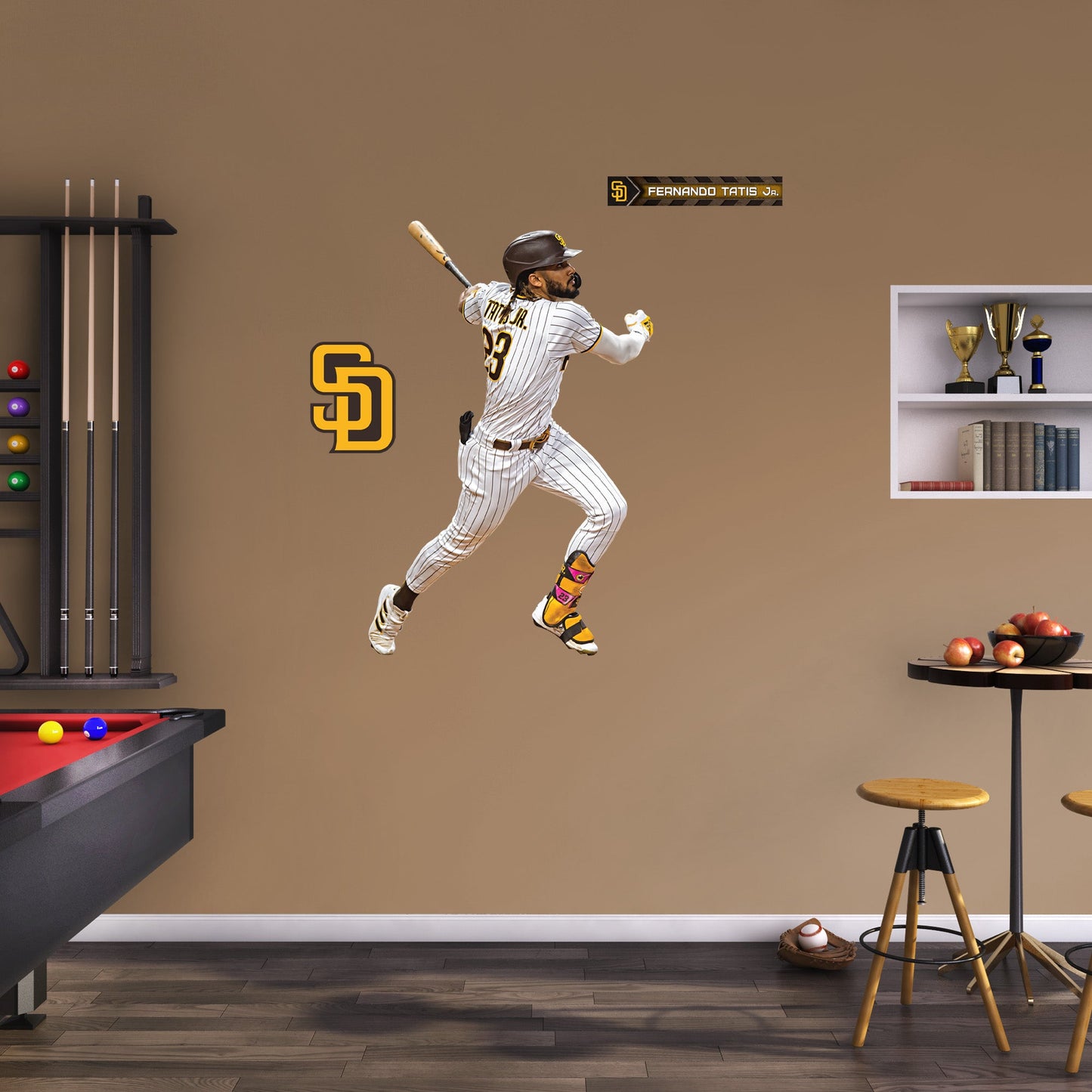 San Diego Padres: Fernando Tatís Jr.         - Officially Licensed MLB Removable     Adhesive Decal