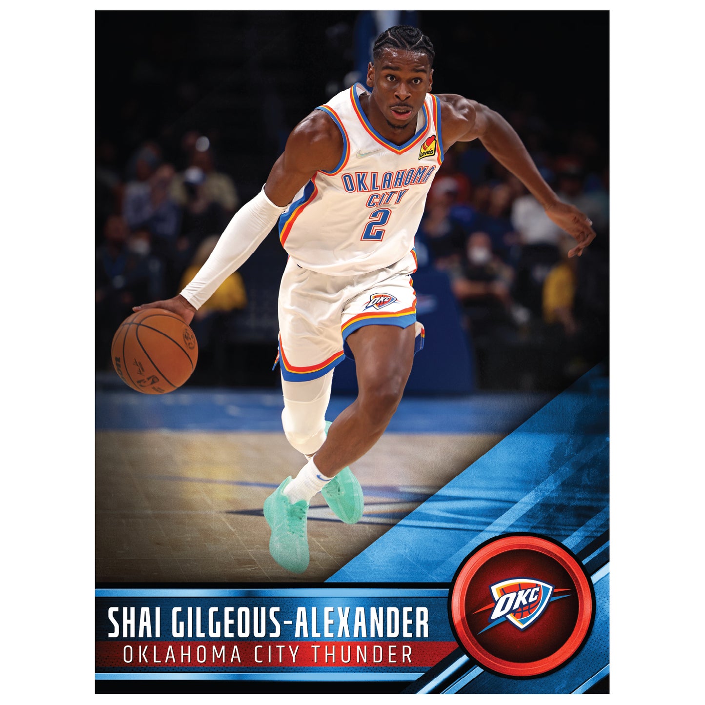 Oklahoma City Thunder: Shai Gilgeous-Alexander 2021 Poster