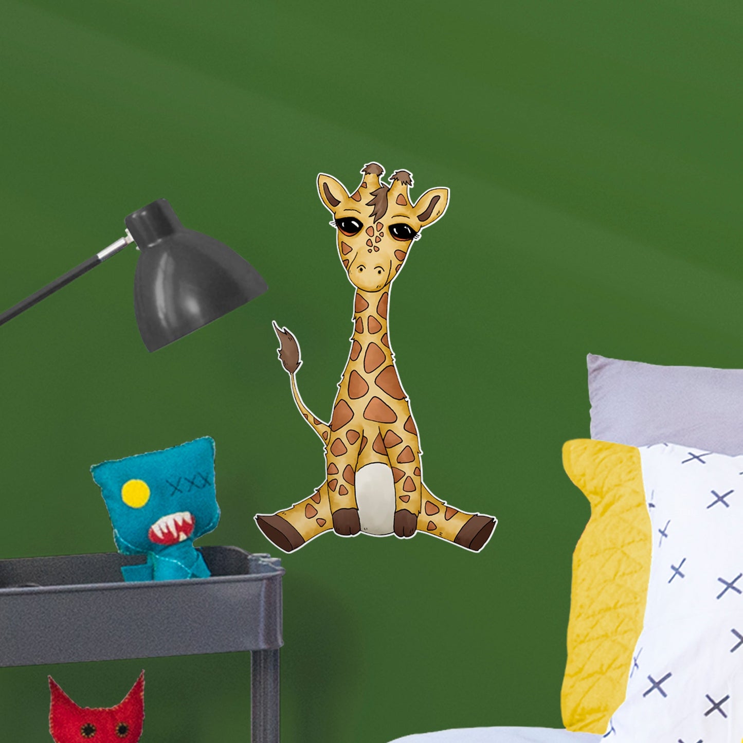 Baby Giraffe        - Officially Licensed Big Moods Removable     Adhesive Decal