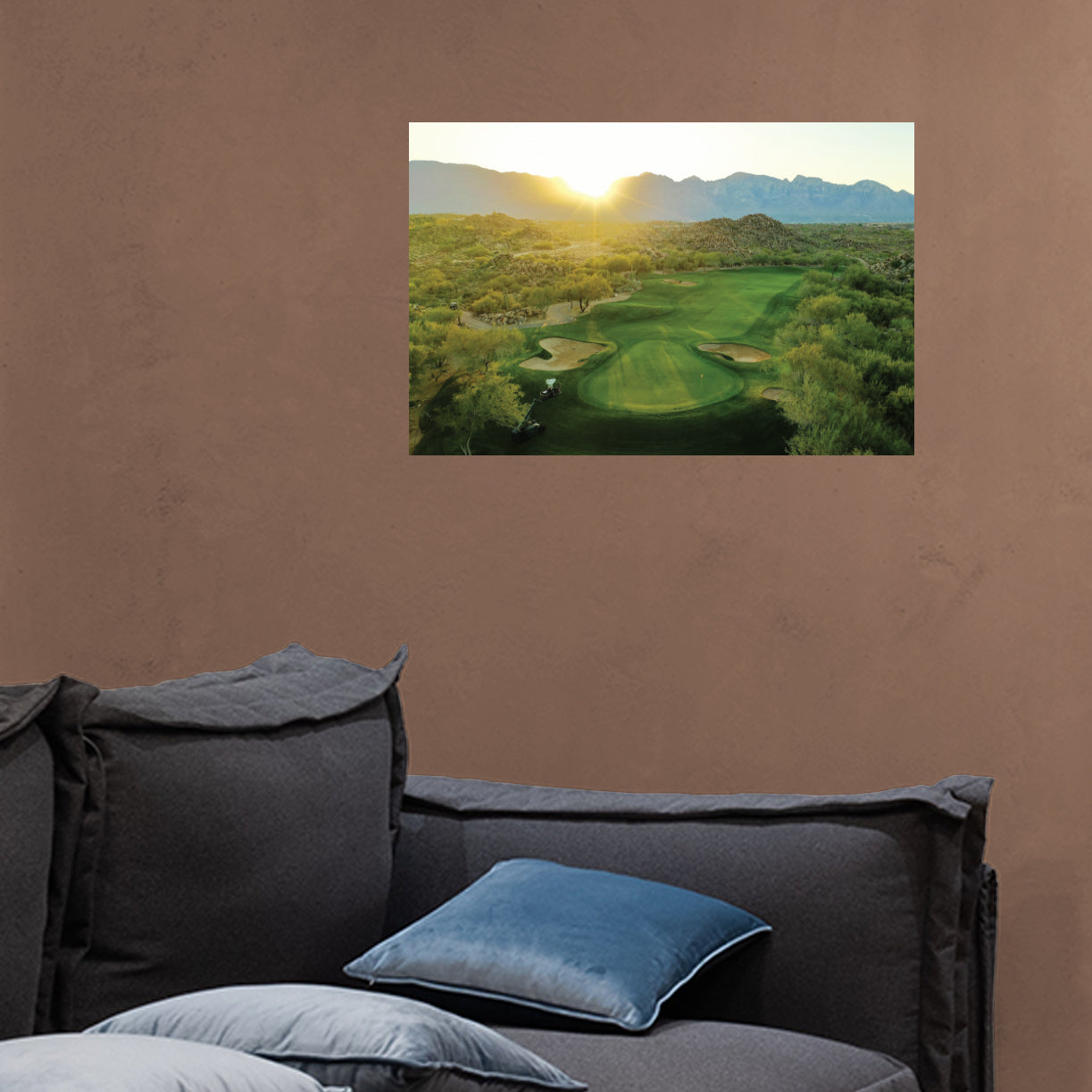 Golf: Landscape Poster - Removable Adhesive Decal