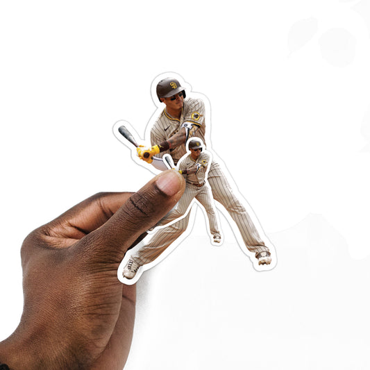 San Diego Padres: Manny Machado  Player Minis        - Officially Licensed MLB Removable     Adhesive Decal