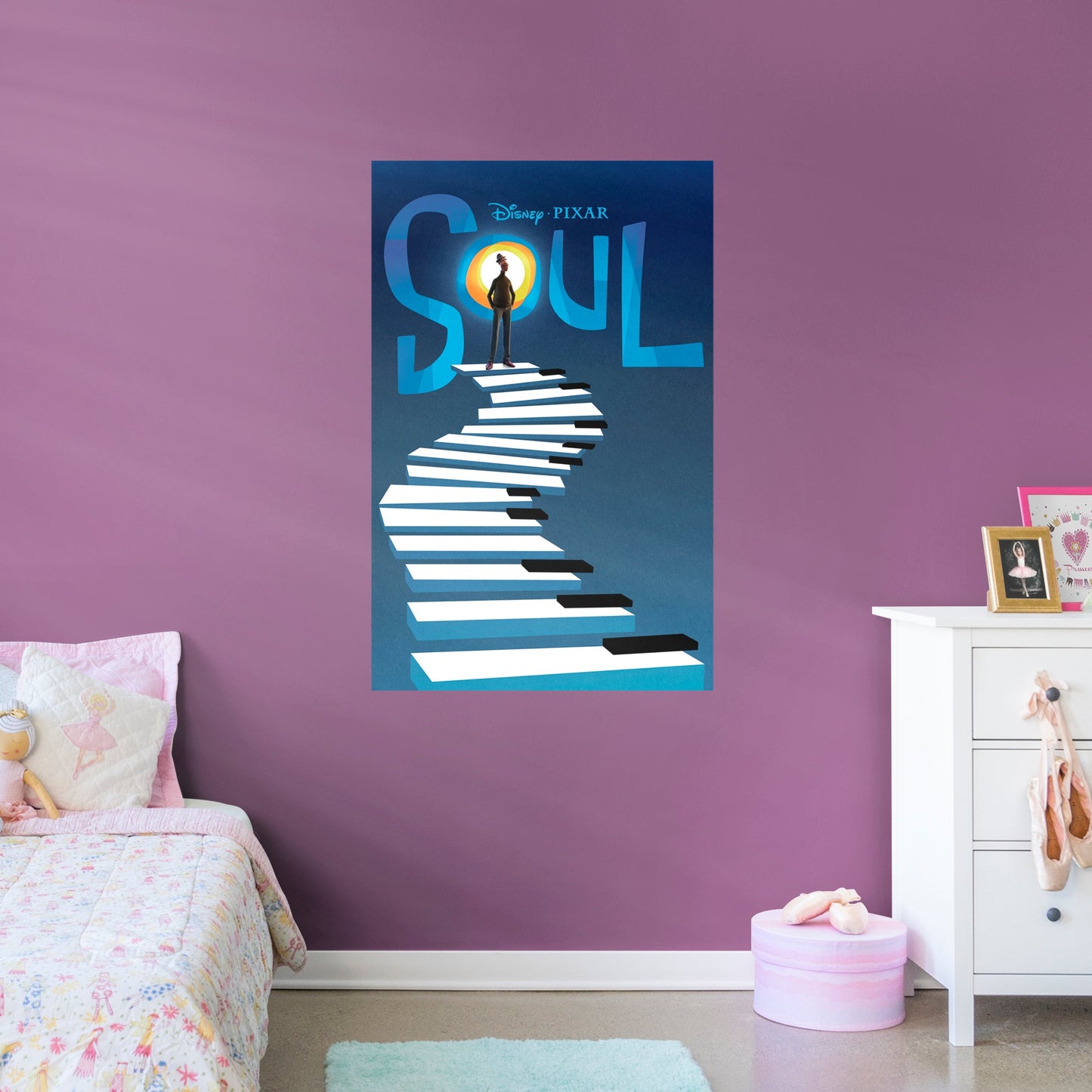 Soul Movie:  Theatrical Poster ONE        -   Removable     Adhesive Decal