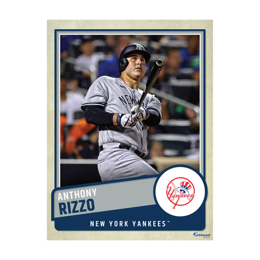 New York Yankees: Anthony Rizzo 2022 Mini Cardstock Cutout - Officiall