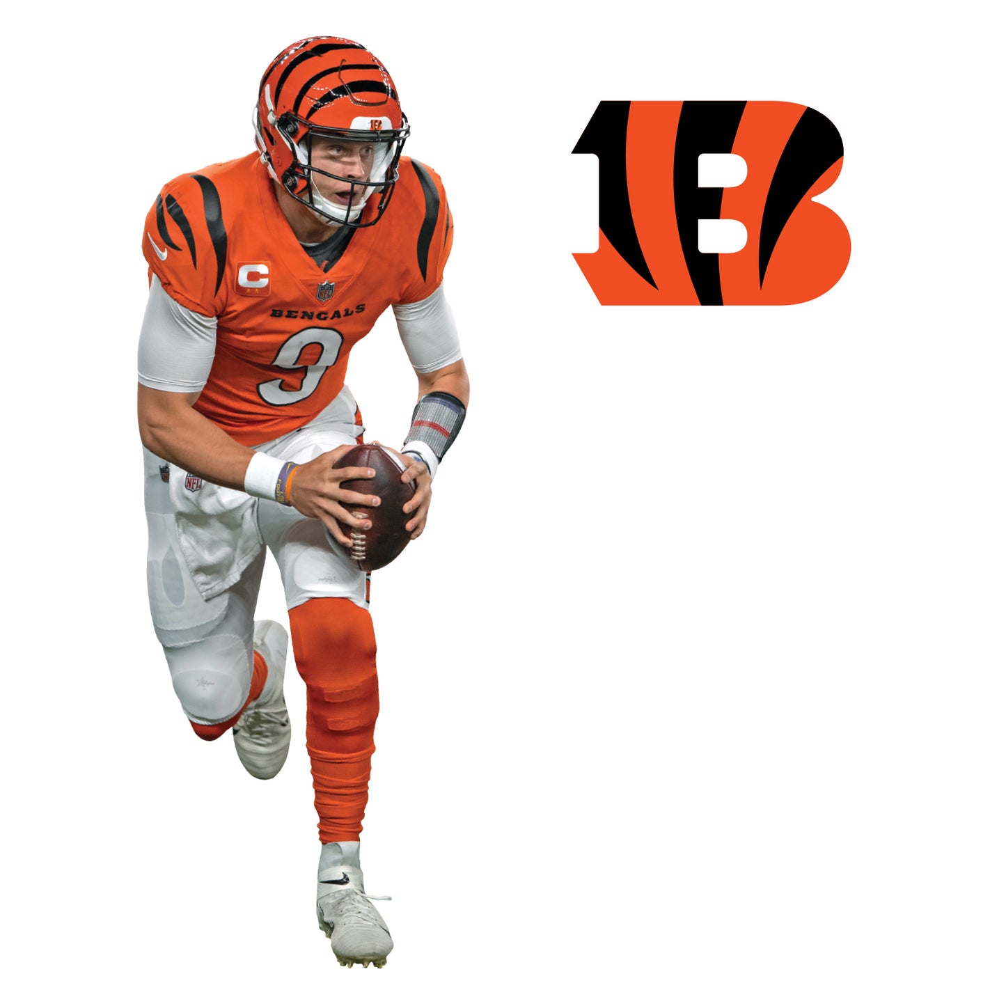 Cincinnati Bengals Joe Burrow Fathead Mini Stand Out