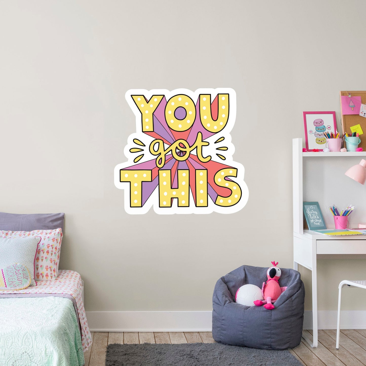 You Got This        - Officially Licensed Big Moods Removable     Adhesive Decal