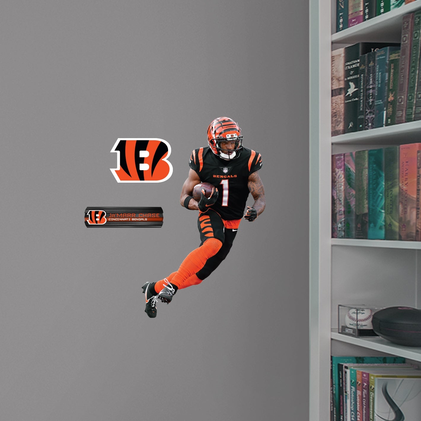 Cincinnati Bengals: Ja'Marr Chase - Officially Licensed NFL Removable Adhesive Decal