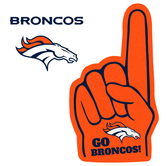 Fathead Multi - Denver Broncos Logo Large Removable Decal