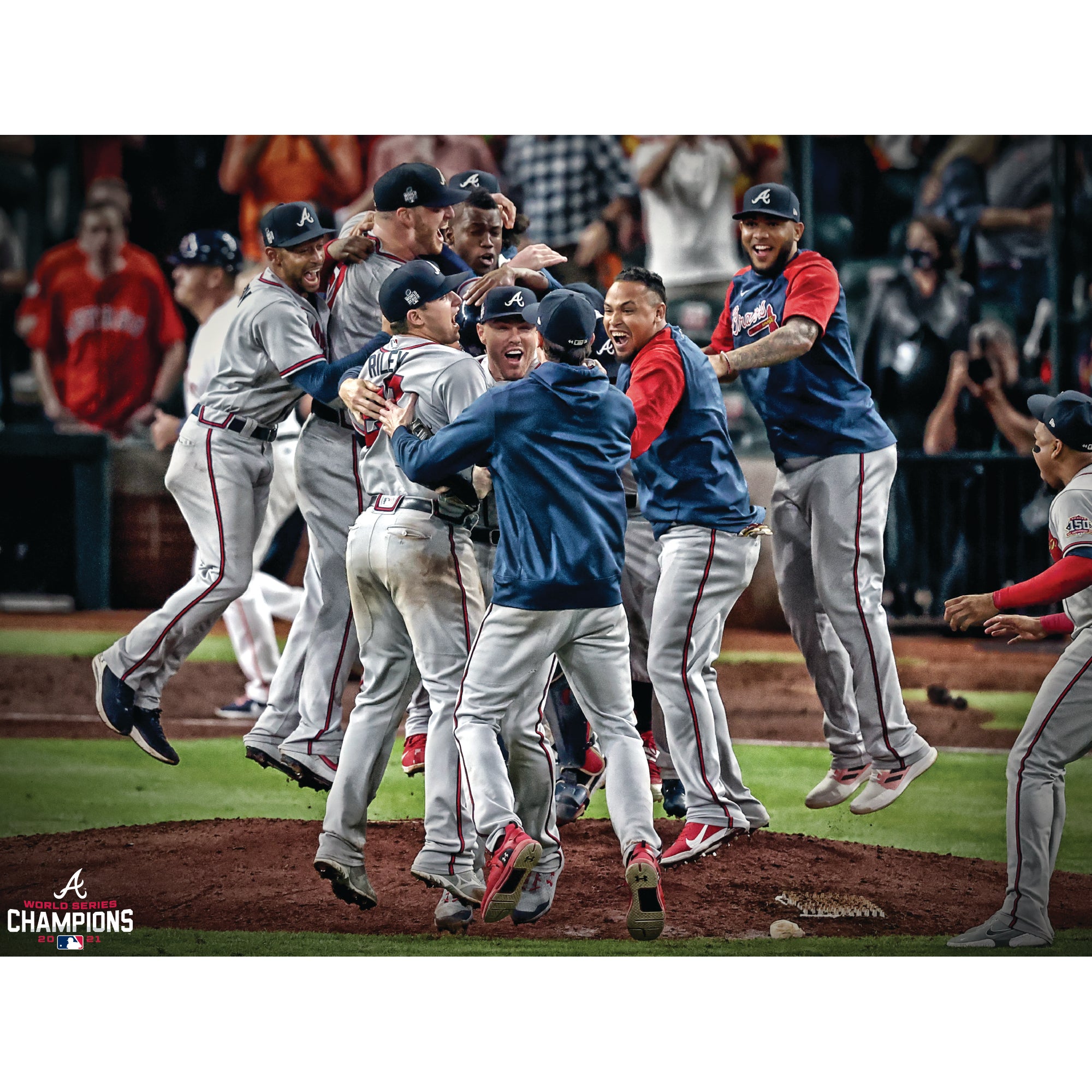 Atlanta Braves Team 2021 World Series Celebration Poster