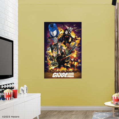 G.I. Joe:  Universe Poster Vertical Poster        - Officially Licensed Hasbro Removable     Adhesive Decal