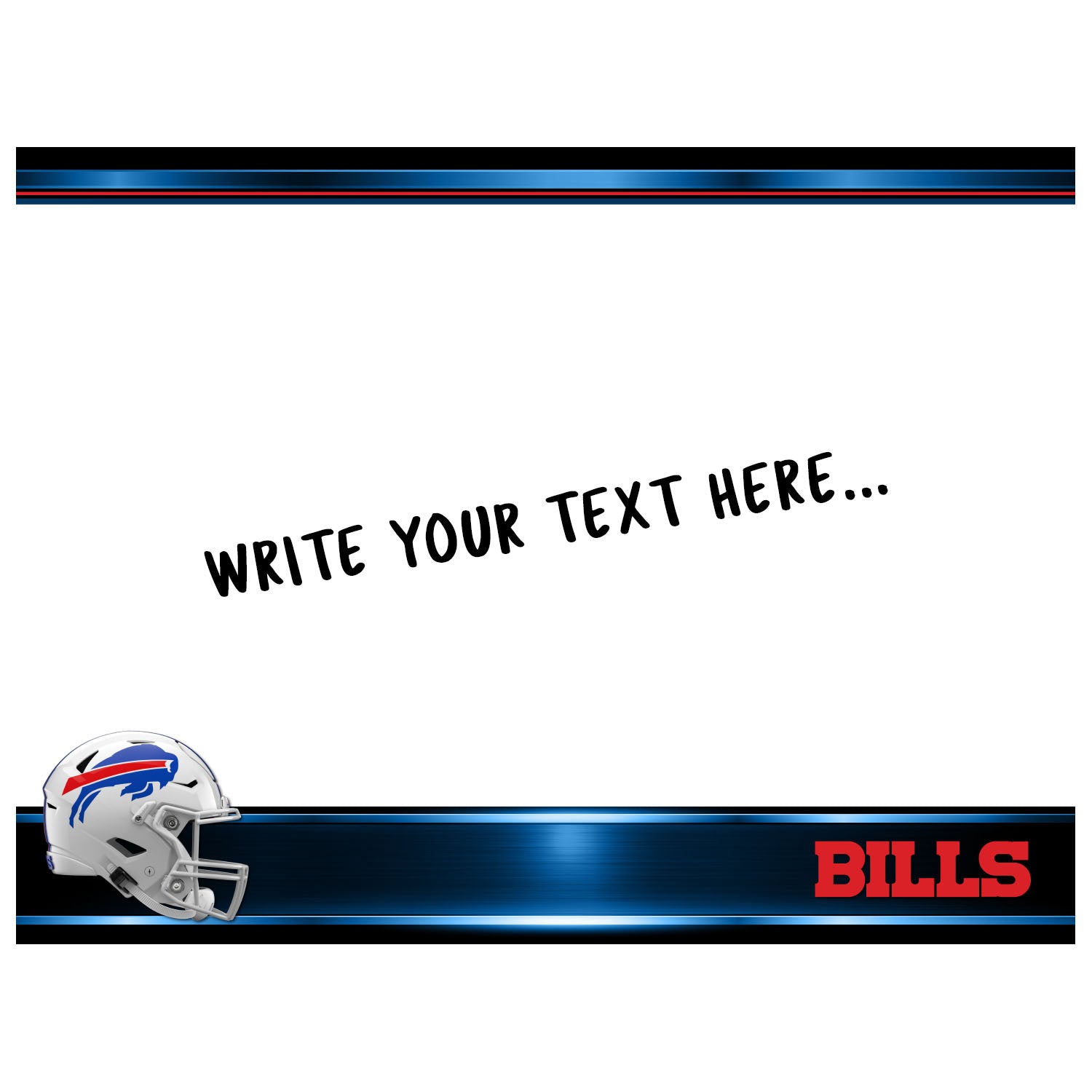 buffalo bills writing